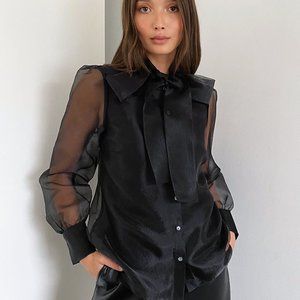 Aritzia Babaton Bow Blouse [NWT]